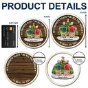 Gift For Couples, Old Couples, Love, Christmas - 3D Effect Couple My Favorite Place - Personalized 2-Layered Wooden Ornament