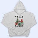 Feliz Navidog - Christmas Gift - Dog Lover Gift - Personalized Custom T Shirt