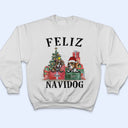 Feliz Navidog - Christmas Gift - Dog Lover Gift - Personalized Custom T Shirt