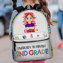 I'm Ready To Crush School - Gift For Kids, Back To School Gift - Personalized Canvas Backpack
