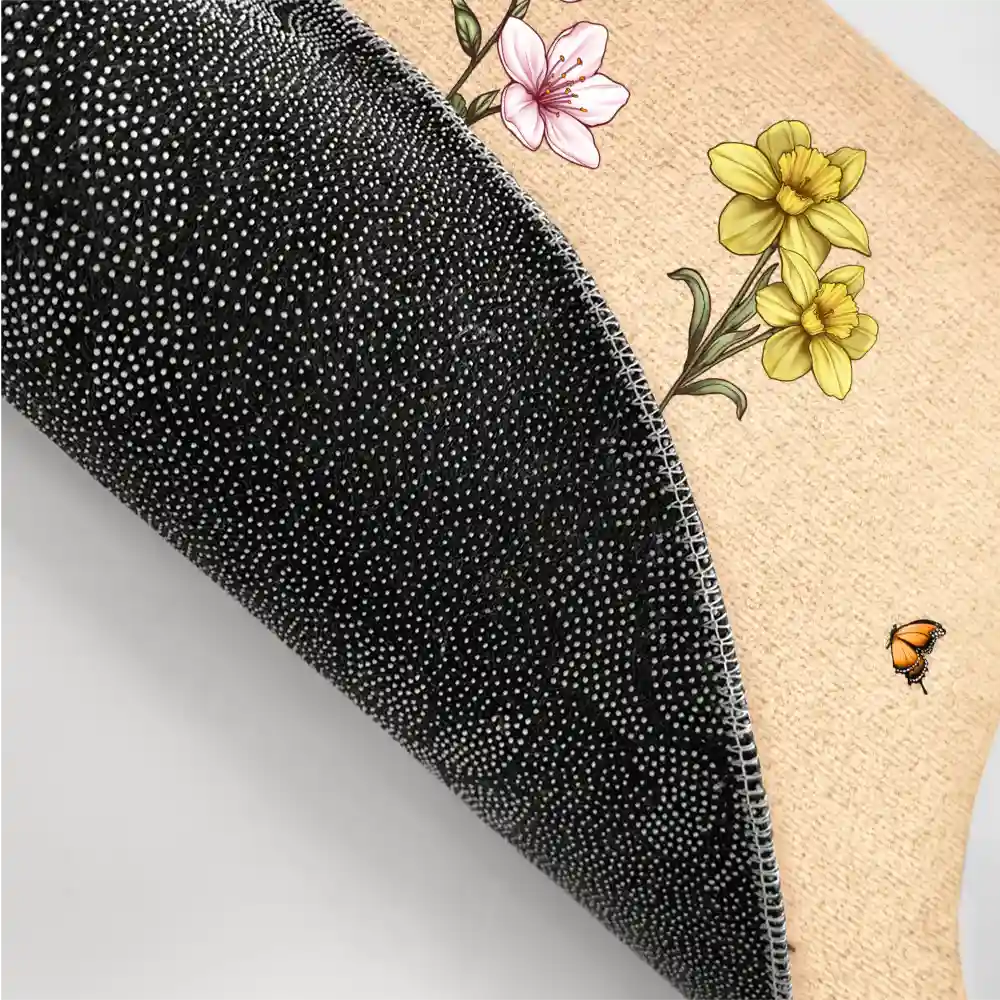 Gift For Grandma, Gift For Women, Gift For Mother - Grandma's Garden Birth Flowers - Personalized Doormat