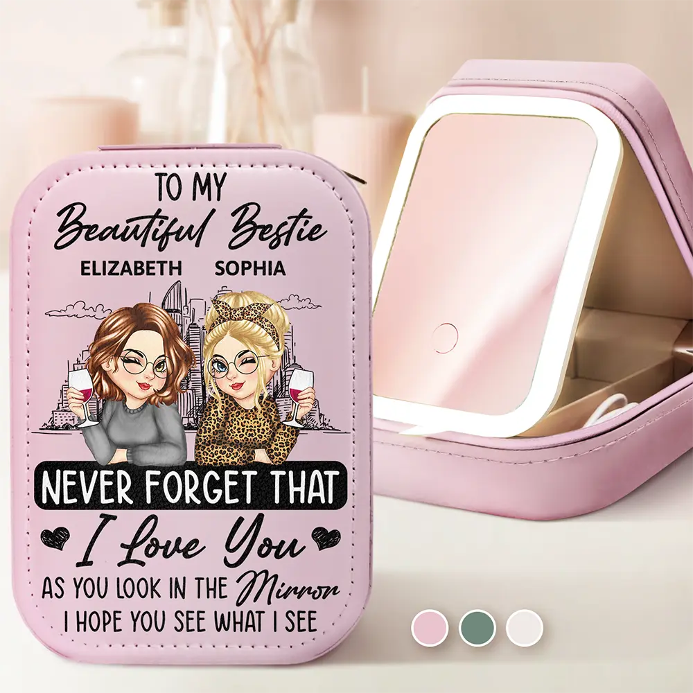 I Hope You See What I See - Personalized Makeup Box With LED Mirror