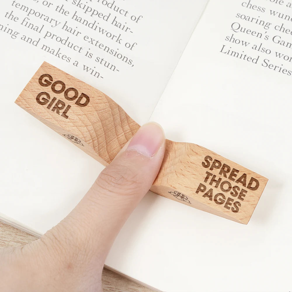 Gift For Yourself, Gift For Women, Gift For Men, Reading, Happy - Book Whore Spread Those Pages - Personalized Thumb Page Holder