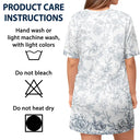 Reading, Gift For Women, Happy - Chinoiserie Toile Just A Girl Who Loves Books - Personalized Women's Sleep Tee