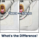 Christmas,Christian,Gift For Yourself - Christian Affirmation Bible Verse - Personalized Fleece Blanket, Sherpa Blanket