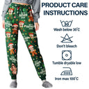 Gift For Husband,Gift For Men,Gift For Grandpa,Gift For Father,Happy - Custom Photo Best Dad Grandpa Ever Christmas Character - Personalized Pajama Pants