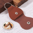 Gift For Couples,Gift For Women,Gift For Men,Gift For Husband,Gift For Wife,Gift For Boyfriend,Gift For Girlfriend,Love - Custom Photo Couple Let Me Always Be With You - Personalized Leather Pocket Hug