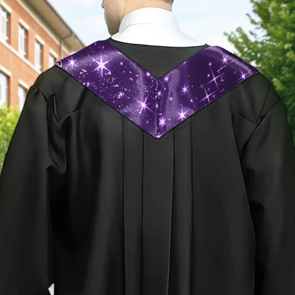 Graduation,Gift For Yourself,Gift For Women,Gift For Men - Custom Photo She Believed She Could So She Did - Personalized Stoles