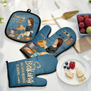 Murder Is Wrong - Gift For Mom, Gift For Baking Lovers - Personalized Oven Mitts, Pot Holders
