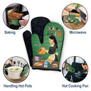 Murder Is Wrong - Gift For Mom, Gift For Baking Lovers - Personalized Oven Mitts, Pot Holders