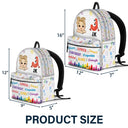 I'm Kind Loved Confident Alphabet - Personalized Canvas Backpack