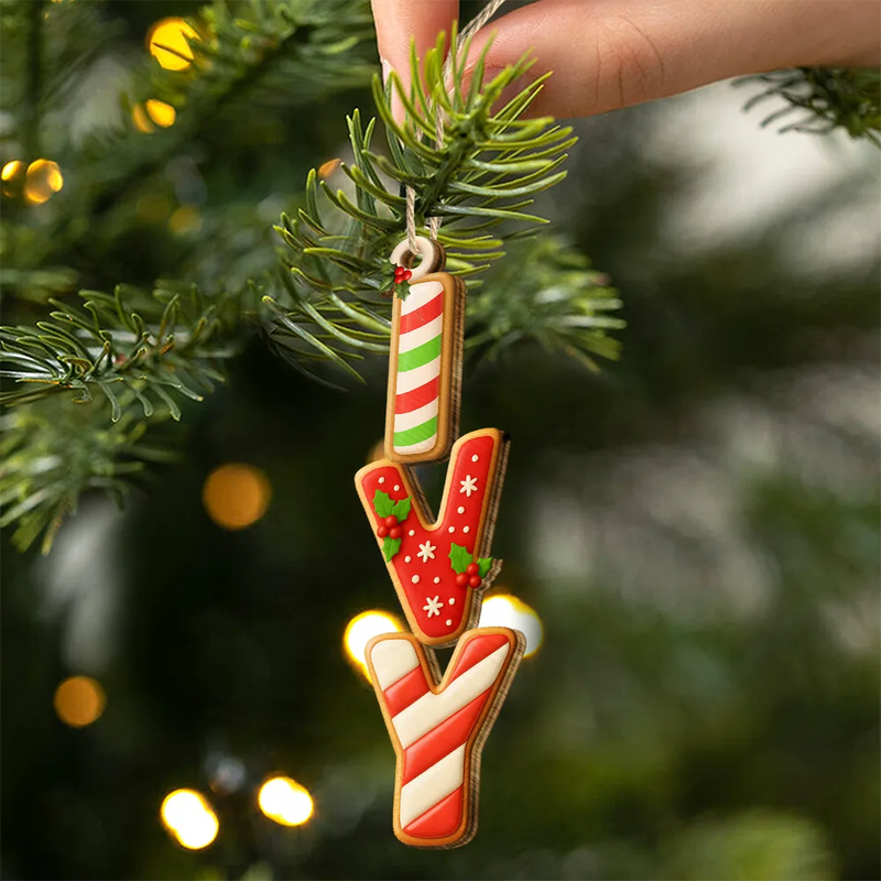 Family Couple Best Friend - Personalized Custom Shaped Wooden Ornament