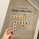Gift For Couples,Gift For Husband,Gift For Wife,Old Couples,Parents,Gift For Mother,Gift For Father,Gift For Sibling,Gift For Sisters,Gift For Brothers,Family,Love - Family Love Keepsake - Personalized Vertical Rectangle Acrylic Plaque