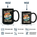 Dog Lovers,Pet Lovers,Dog Dad,Pet Dad - The Greatest Dog Dad In The Universe - Personalized Black Mug