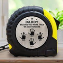 Gift For Father,Happy,Gift For Grandpa,Gift For Husband - Grandpa We Love You More Than We Can Measure - Personalized Tape Measure