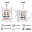 Gift For Couples, Gift For Women, Gift For Men ,Gift For Husban d,Gift For Wife, Gift For Girlfriend, Gift For Boyfriend ,Top Market, Old Couples, Love - I Met You Liked You Love You Keeping You 3D Effect Couple - Personalized Mug