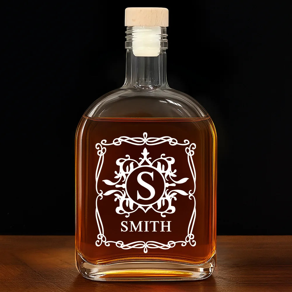 Luxury Family Name - Personalized Whiskey Bottle