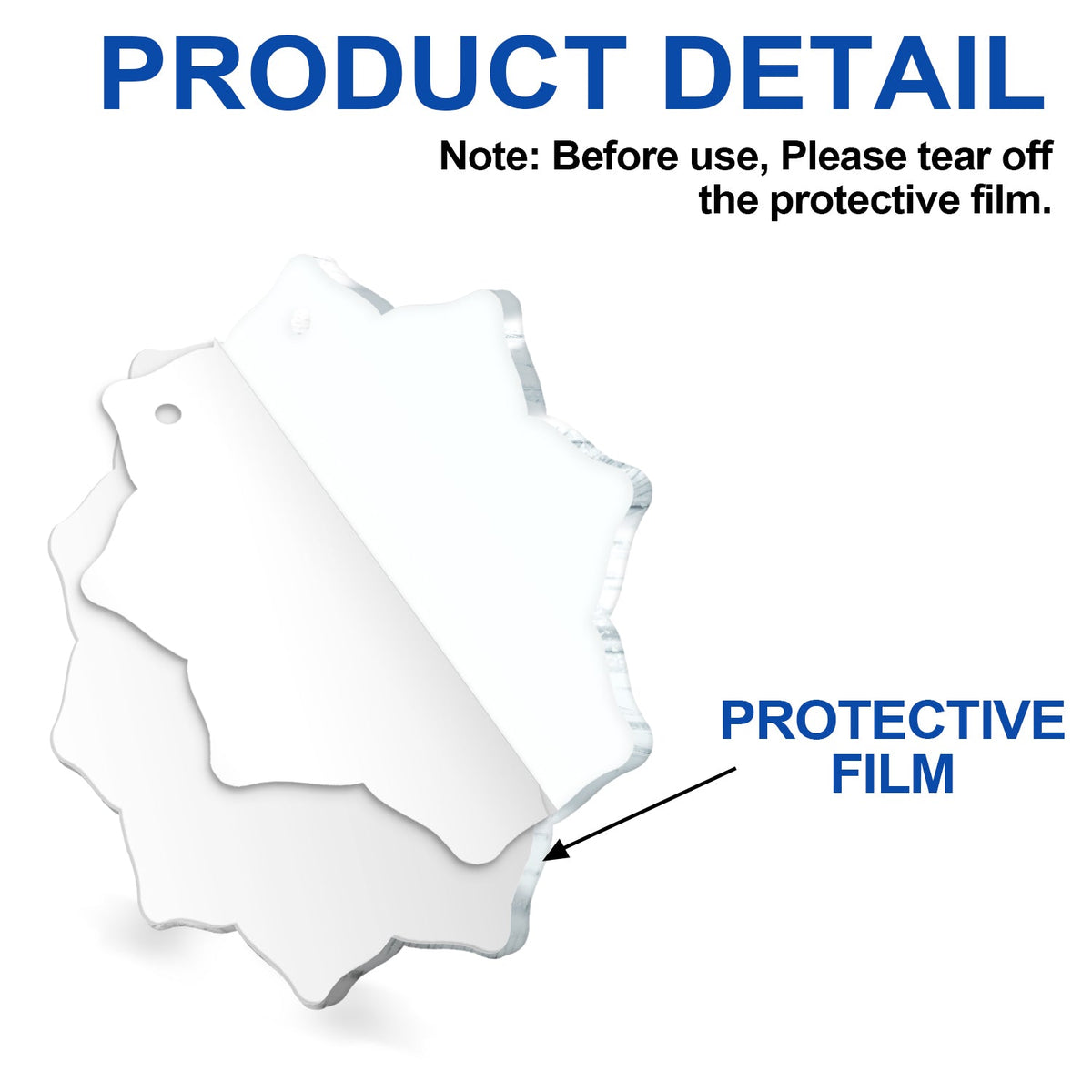 Namasleigh - Christmas Gift For Yoga Lovers - Personalized Custom Shaped Acrylic Ornament