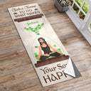 Mostly Peace, Love And Light - Gift For Yoga Lovers - Personalized Yoga Towel