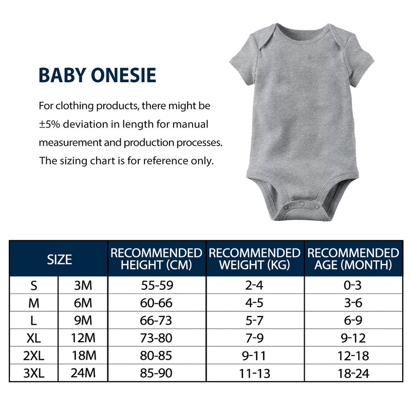 Our First Father's Day - Gift For New Dad, Newborn - Personalized Baby Onesie