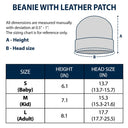 Dog Lovers,Dog Mom,Dog Dad,Dog Couple,New baby,New Dad,New Mom,Happy,Top Market - Dog New Best Friend New Baby - Personalized Beanie With Leather Patch