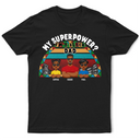 Gift For Husband,Gift For Yourself,Gift For Men,Gift For Grandpa,Gift For Father - My Superpower? I'm A Black Dad! - Personalized T Shirt