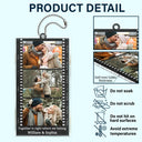 Gift For Couples, Gift For Husband, Gift For Wife, Gift For Boyfriend, Gift For Girlfriend, Family, Gift For Bestie - Custom Photo Couple Family Friends Camera Film Roll - Personalized Acrylic Car Hanger