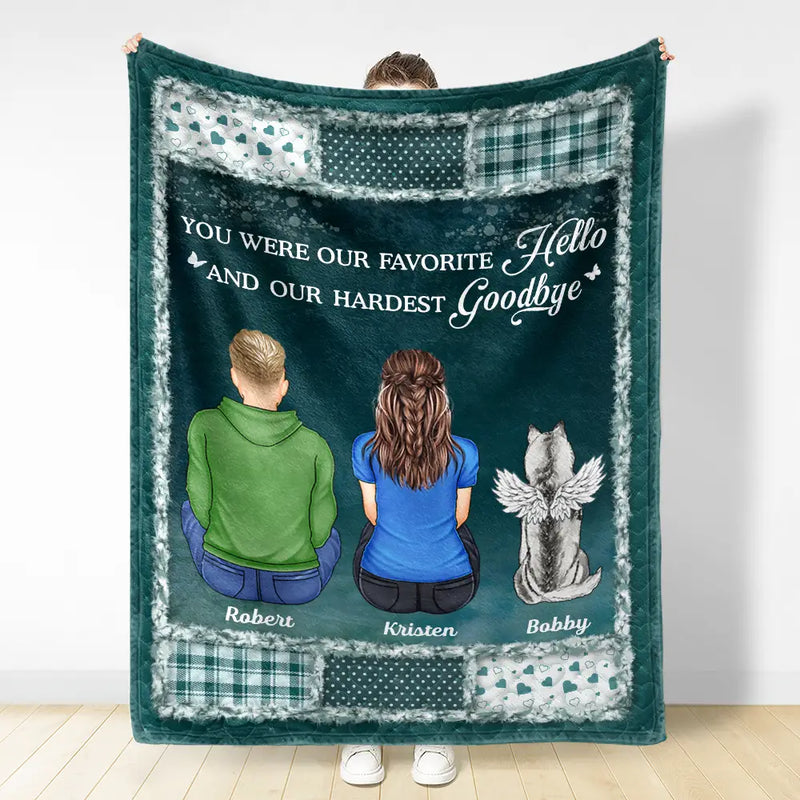 Memorial,Pet Lovers,Pet Mom,Pet Dad,Pet Couple,Cat Lovers,Cat Mom,Cat Couple,Dog Lovers,Dog Mom,Dog Dad,Dog Couple,Christmas - Memorial Dog Cat If Love Could Have Saved You - Personalized Fleece Blanket, Sherpa Blanket