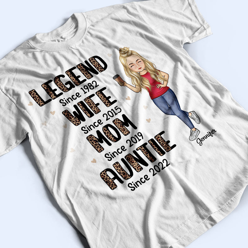 Legend Wife Mom Grandma - Gift For Mother And Grandmother - Personalized Custom T Shirt