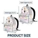 I'm Kind Smart Brave Confident - Gift For Kids, Back To School Gift - Personalized Canvas Backpack