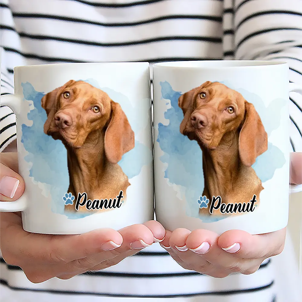 Custom Photo,Pet Lovers,Dog Lovers,Cat Lovers - Custom Photo Dog Cat Pet - Personalized Mug