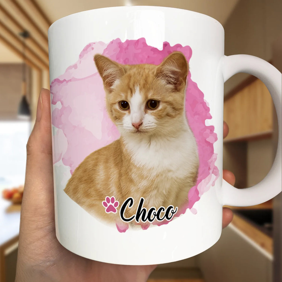 Custom Photo,Pet Lovers,Dog Lovers,Cat Lovers - Custom Photo Dog Cat Pet - Personalized Mug