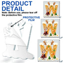 Christmas,Family,Gift For Kids,Happy - Gingerbread Letter Family Kids Keepsake - Personalized Custom Shaped Acrylic Ornament