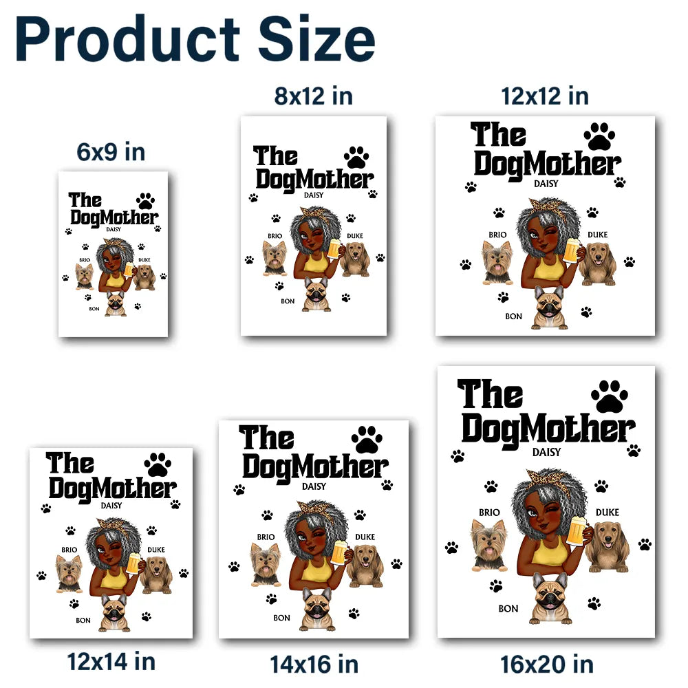 The Dog Mother Dog Mom - Personalized Decor Decal