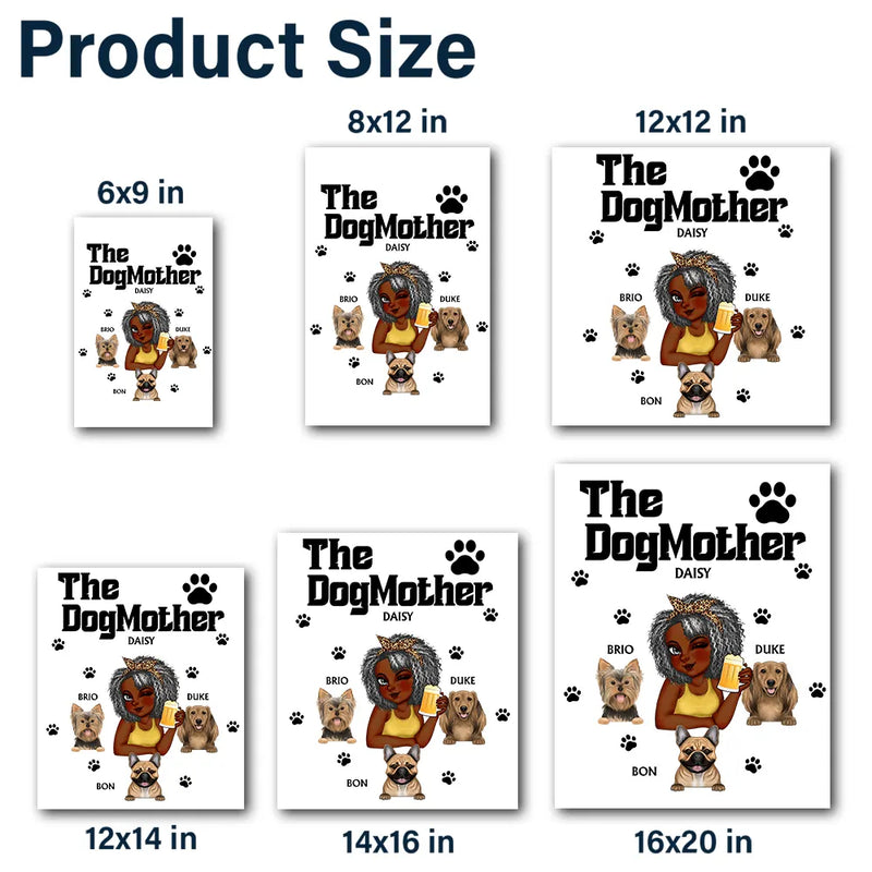 The Dog Mother Dog Mom - Personalized Decor Decal