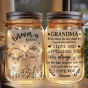 Gift For Mother,Gift For Grandma,Long Distance - Grandma Mom Even When I'm Not Close By - Personalized Mason Jar Light
