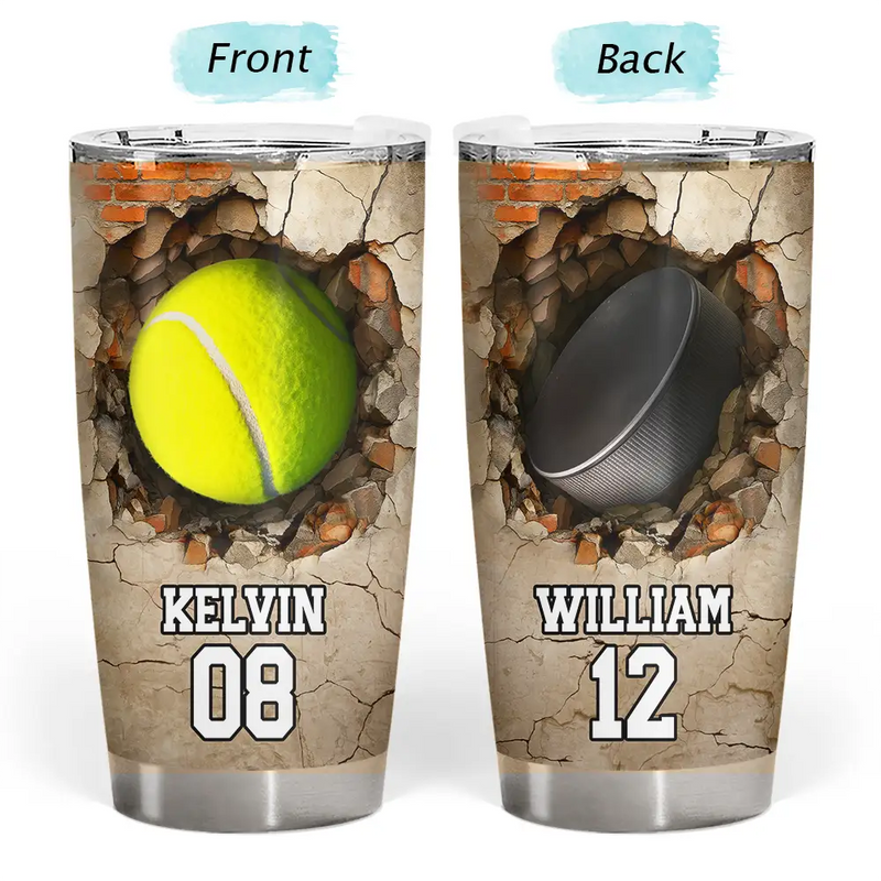Gift For Yourself, Baseball, Happy, Gift For Kids - Sport Gifts - Personalized Tumbler