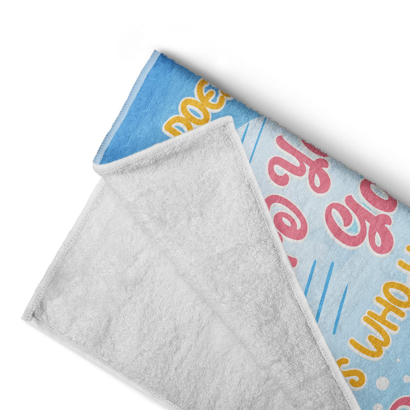 It Doesn't Matter Where Beach - Gift For Couples - Personalized Custom Beach Towel