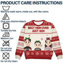 Christmas Best Mom Ever Just Ask - Gift For Mom, Dad, Family - Personalized Unisex Ugly Sweater