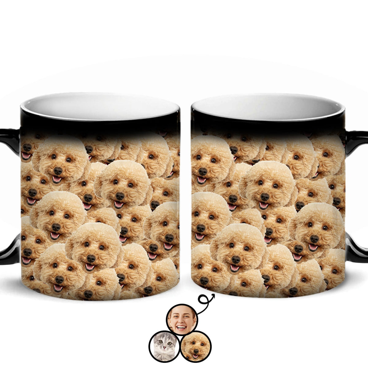Custom Photo Mug Pattern - Gift For Yourself - Personalized Color Changing Mug