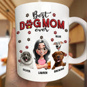 Dog Lovers,Dog Mom,Dog Dad,Pet Lovers - Best Dog Mom Dog Dad 3D - Personalized Mug