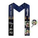 Custom Photo Class Of - Graduation Gift - Personalized Stoles