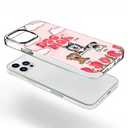 Dog Mom Cat Mom Fur Mom Flower - 3D Inflated Effect Printed Personalized Clear Phone Case