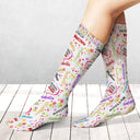 Gift For Grandma, Gift For Mother - Blessed To Be Called Grandma Nana - Personalized Socks