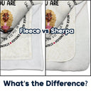 Christmas,Christian,Gift For Yourself - Christian Affirmation Bible Verse - Personalized Fleece Blanket, Sherpa Blanket