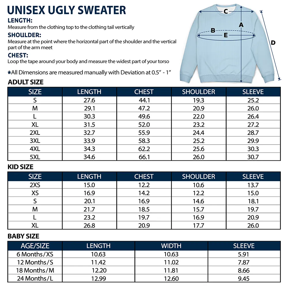 Gift For Grandpa,Funny,Christmas - This Grandpa Belongs To Grandkids Pixel Art - Personalized Unisex Ugly Sweater