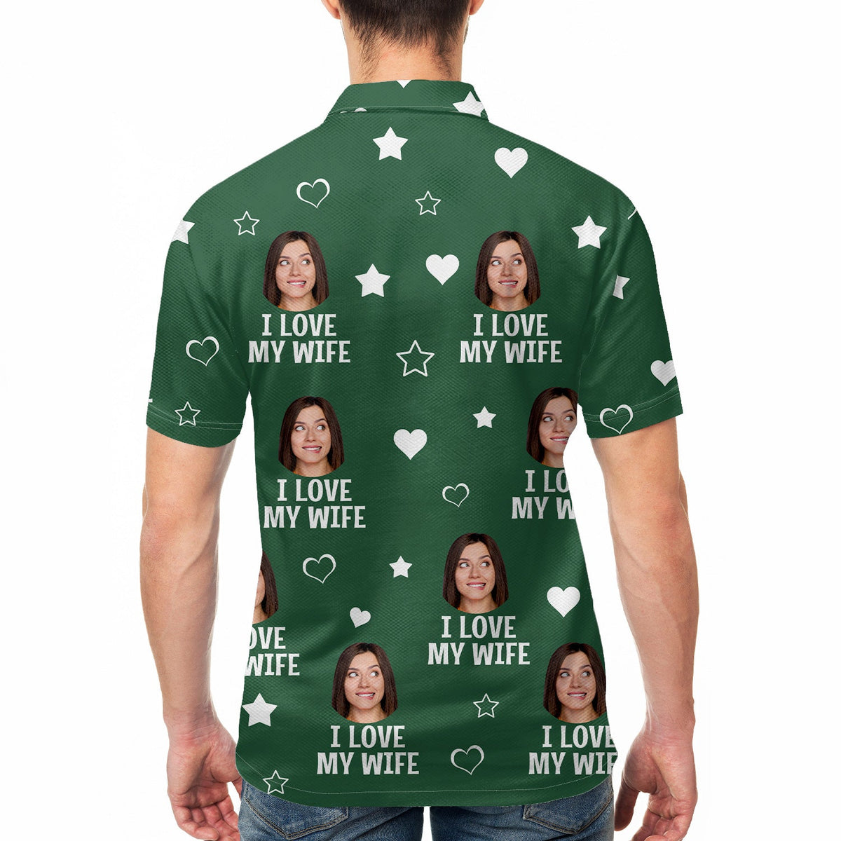 Custom Photo Funny I Love My Lover - Gift For Husband, Boyfriend - Personalized Polo Shirt