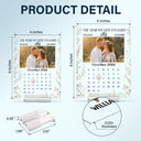 Gift For Couples - Custom Photo The Year We Became Mr & Mrs Couple - Personalized Vertical Rectangle Acrylic Plaque
