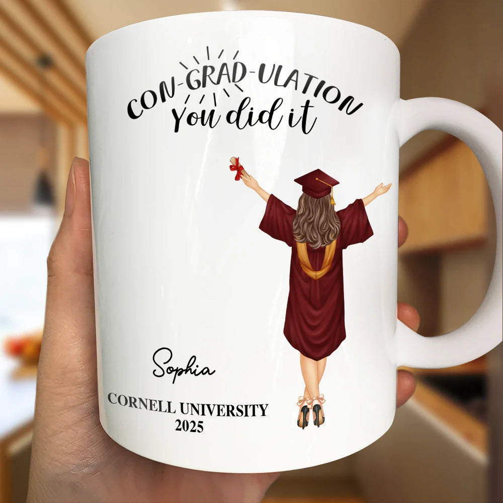 Graduation - You Did It - Personalized Mug