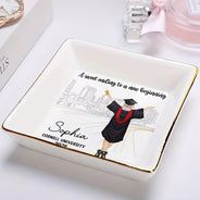 A Sweet Ending To A New Beginning - Personalized Ring Dish